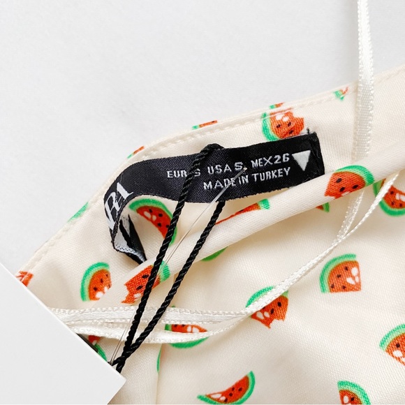 NWT Watermelon Print Lace Up Cropped Tank Top - Picture 10 of 11